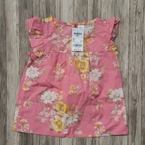 Toddler Girl OshKosh B'gosh Floral Ruffle Top